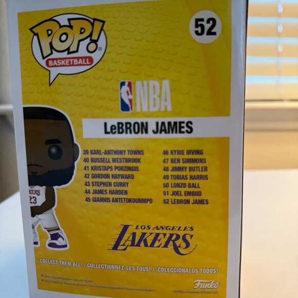 Funko POP! NBA: LeBron James #52 – Lakers #23 | BNIB - Picture 2 of 2
